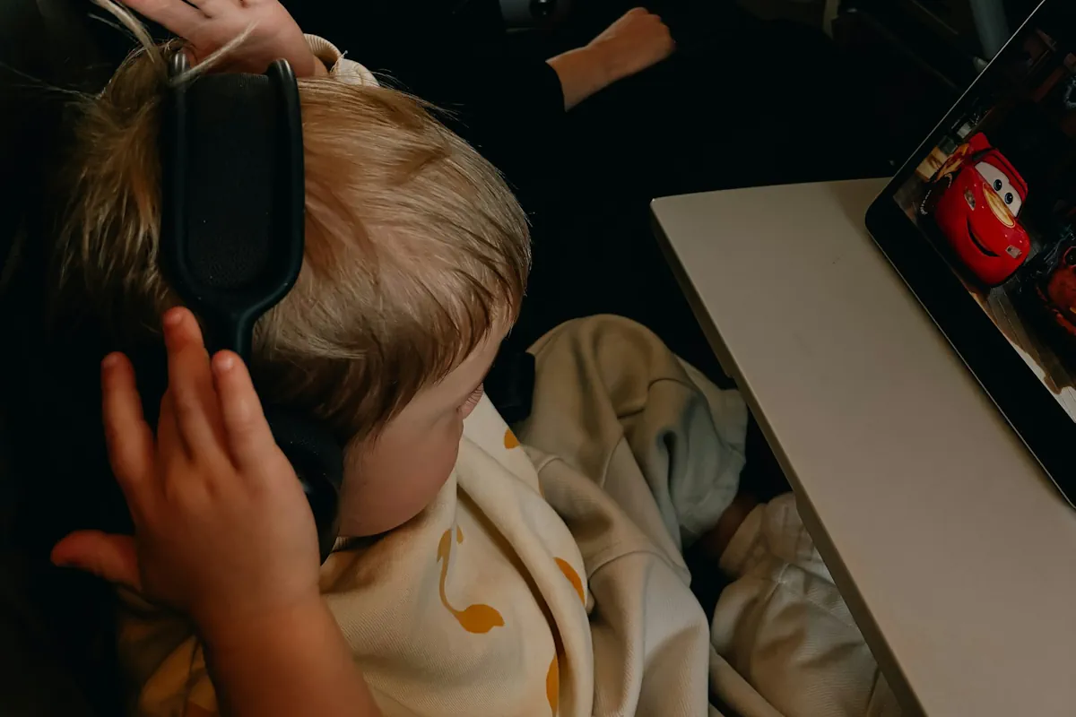 underhållning för barn på flyg